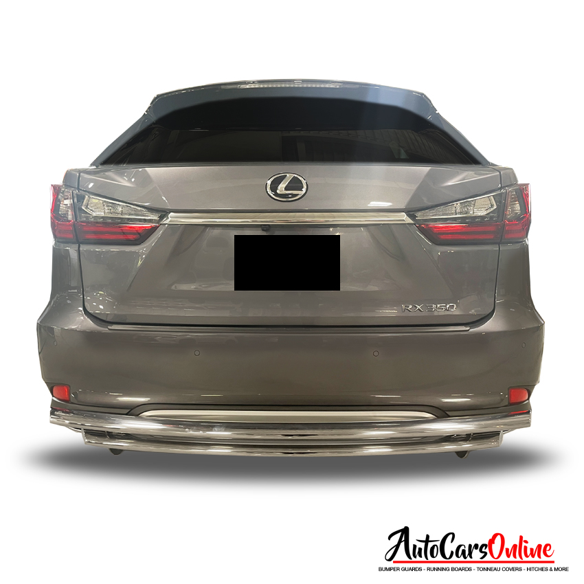 Vanguard Offroad Rear Bumper Guard Double Layer for a 2022-2024 Lexus NX