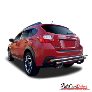 Vanguard Offroad Rear Bumper Guard Double Layer for a 2016-2023 Subaru Crosstrek