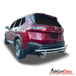 Vanguard Offroad Rear Bumper Guard Double Layer for a 2021-2023 Nissan Rogue