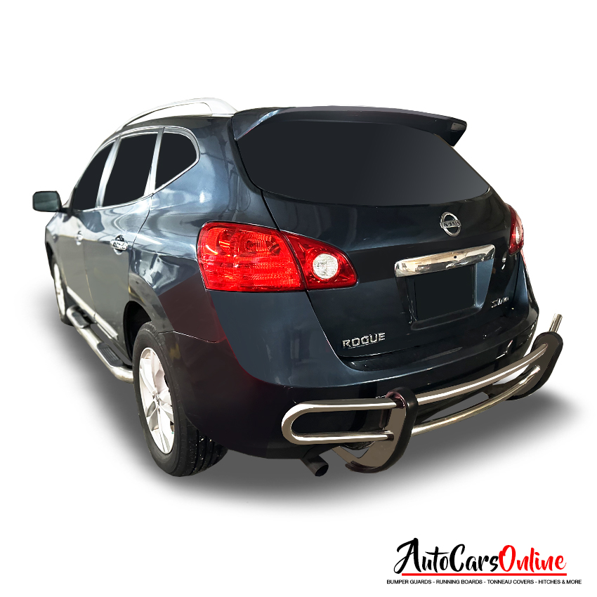 Vanguard Offroad Rear Bumper Guard Double Pipe for a 2008-2013 Nissan Rogue