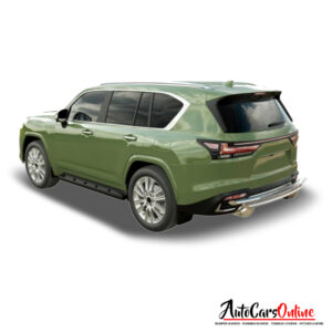Vanguard Offroad Rear Bumper Guard Double Layer for a 2024+ Toyota Landcruiser New Body